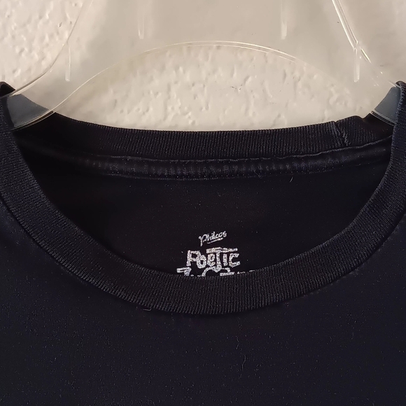 TUPAC POETIC JUSTICE Short Sleeve Graphic Tee Multicolored M - Picture 3 of 7